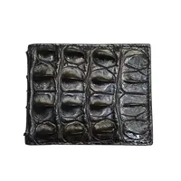 2023 New Fashion Business Men's Alligator Wallets Crocodile Genuine Leather Short Wallet Boy Brand Luxury Card Holder Purse 1