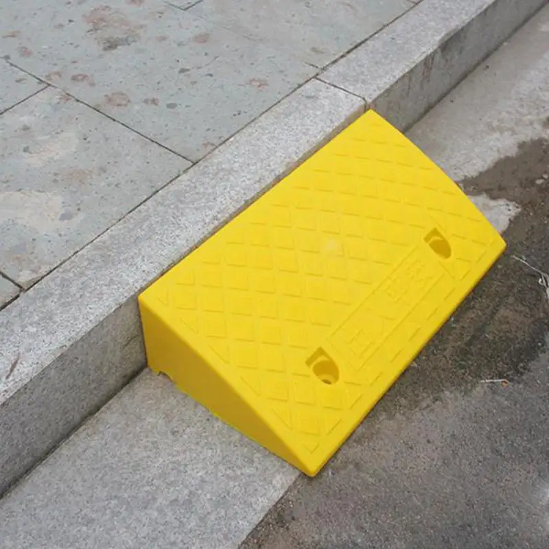 Curb Ramps For Driveway Home Threshold Entry Ramp Driveway Step Mat Garage Ramp Non Slip Flooring Versatile For Scooters