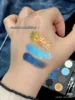 Girlcult Hmong Witch Series 8 Color Eyeshadow Tray Blue Smoky Eye Matte Pearl Chameleon Sparkle Sparkle for Halloween Fun Makeup 4