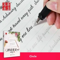 Elegant Calligraphy Practice Book for Adults - Italian Italic Round Style (B)