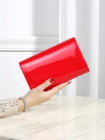 Pochette carrée en cuir PU pour femme, sac de soirée luxueux, sac glamour, élégant, exquis, silencieux, document solide 2