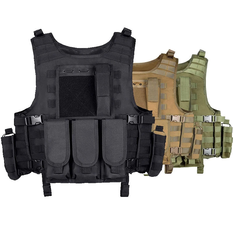 

Military Tactical Vest Men's Outdoor Hunting Vest CS Airsoft Protective Vest SWAT Protection Modular Safety Vest