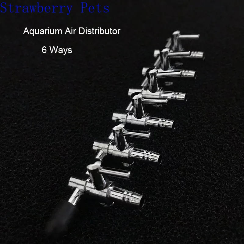 Aquarium Air Pump 1 2 3 4 5 Way Aquarium Air Splitter Valve Fish Tank Air Pump Flow Splitter