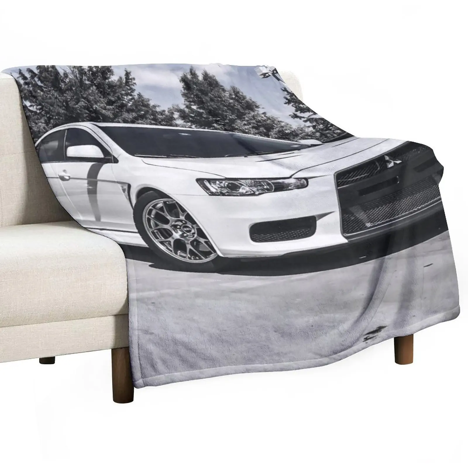 

New Evolution X (1x1) Throw Blanket Polar Warm Furrys Soft Plaid Blankets