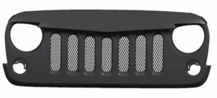 Jk Griglia Con Maglia Angry Bird Style Nero Per Jeep Per Wrangler Griglia Anteriore J034-2
