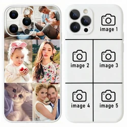 Personalized Photo Black Phone Case - Customizable Design - iPhone 12 Mini (White)