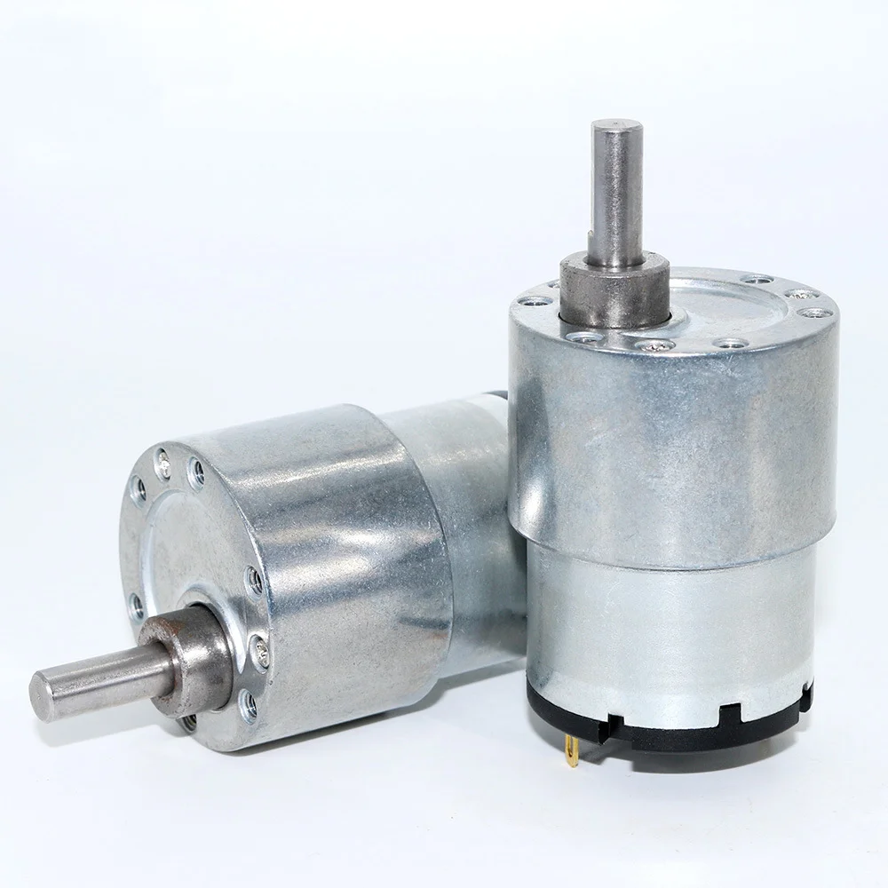 JGB37 520 DC 6V/12V/24V High Torque Gear Motor All Metal Gear Box