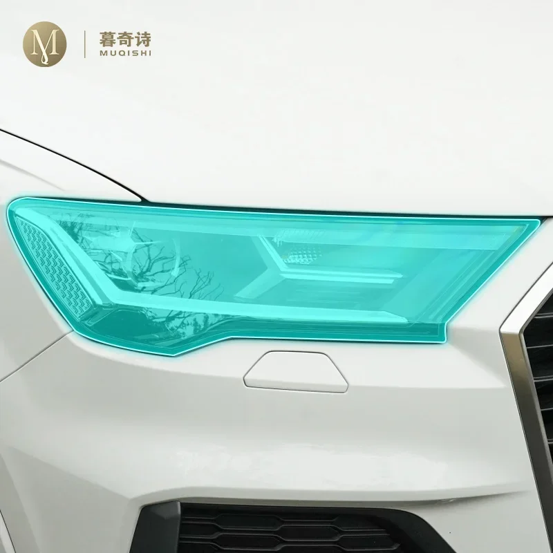 

Для Audi Q7 4M 2021-2023Car Внешнее украшение PPF Защитная пленка для фары ремонт ТПУ Прозрачная пленка против царапин заправка пленка