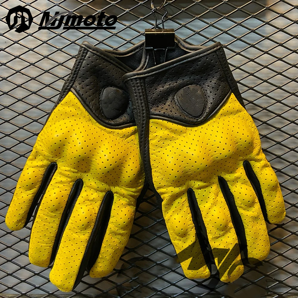 Glove Motorcycle Guantes Moto Glove Motorcyclist Guantes Para Moto Hombre  Accesorios Para Moto Full Finger Gloves Breathable - AliExpress