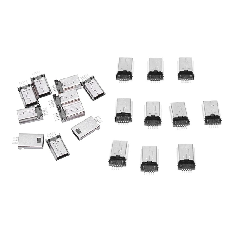 5 Pcs Micro USB Type B Male 5 broches connecteur port Pièces réparation 5 Pcs Micro USB Type B Male 5 broches connecteur port Pièces réparation