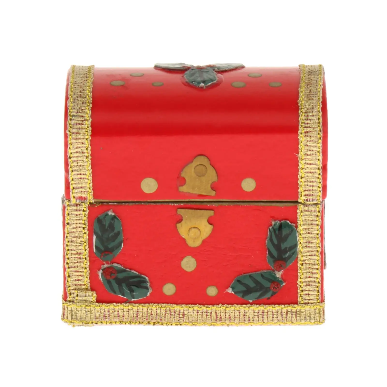

Christmas 1:12 Scale Miniature Treasure Chest Dollhouse Accessories for Scene Dollhouse Micro Landscape Accessory Ornaments