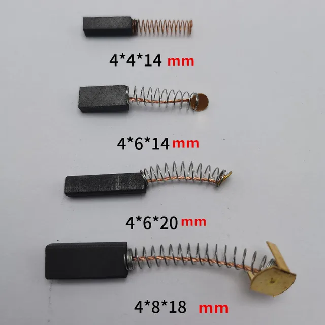 thumbnail image 2 of 17.5mm X 11mm X 6.5mm Electric Replacement Motor Carbon Brushes 2 of 14