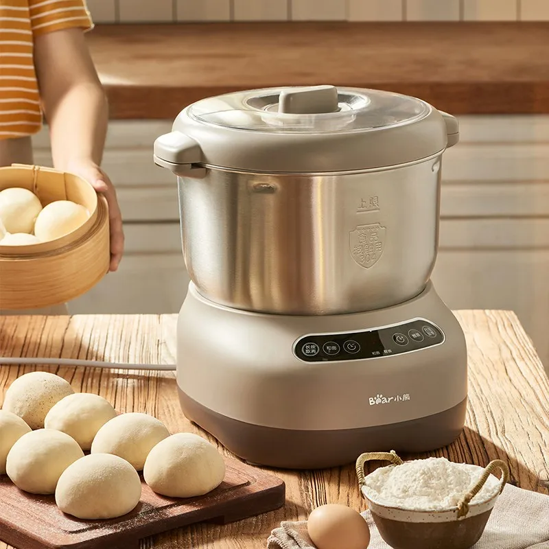

7L Dough Kneading Machine 220V Fully Automatic Dough Mixer Flour Dough Maker For Bread Noodles Cake Fashion Home Appliances
