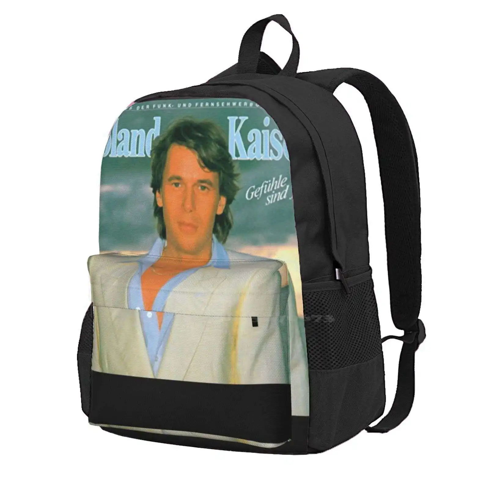 

Roland Kaiser-Rip Roland Kaiser-Rest In Peace Roland Kaiser Large Capacity School Backpack Laptop Bags SchlagersNger Roland