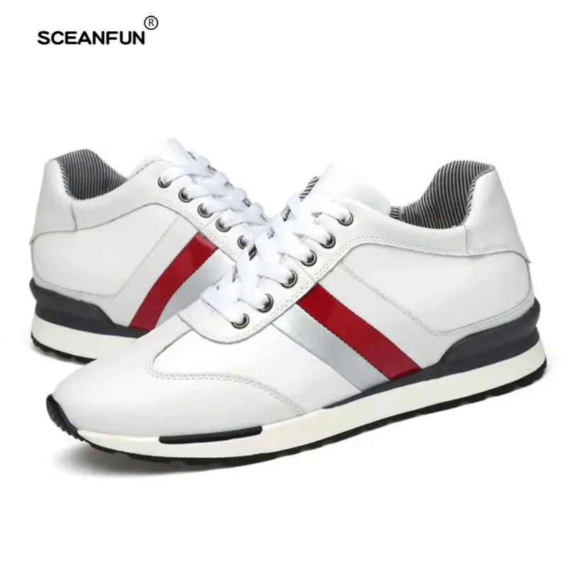 Summer mesh men sneakers breathable elevator shoes invisible height increasing work shoes Man 6cm 8cm sport casual height shoes 4