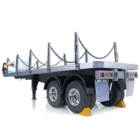 Toucan RC 1/14 RC Tractor 2Axle Flatbed Semi Trailer Truck For Diy Tamiyaya Model Th01024-Smt2 2