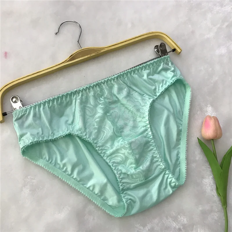 Gay Underwear Milk Silk Men's Briefs Super Soft Comfortable Shorts Sexy Exotic Mid Waist Men Underpants 6