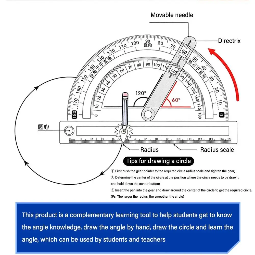 Math Decomposition Rulers Multi-Function Teaching Aids