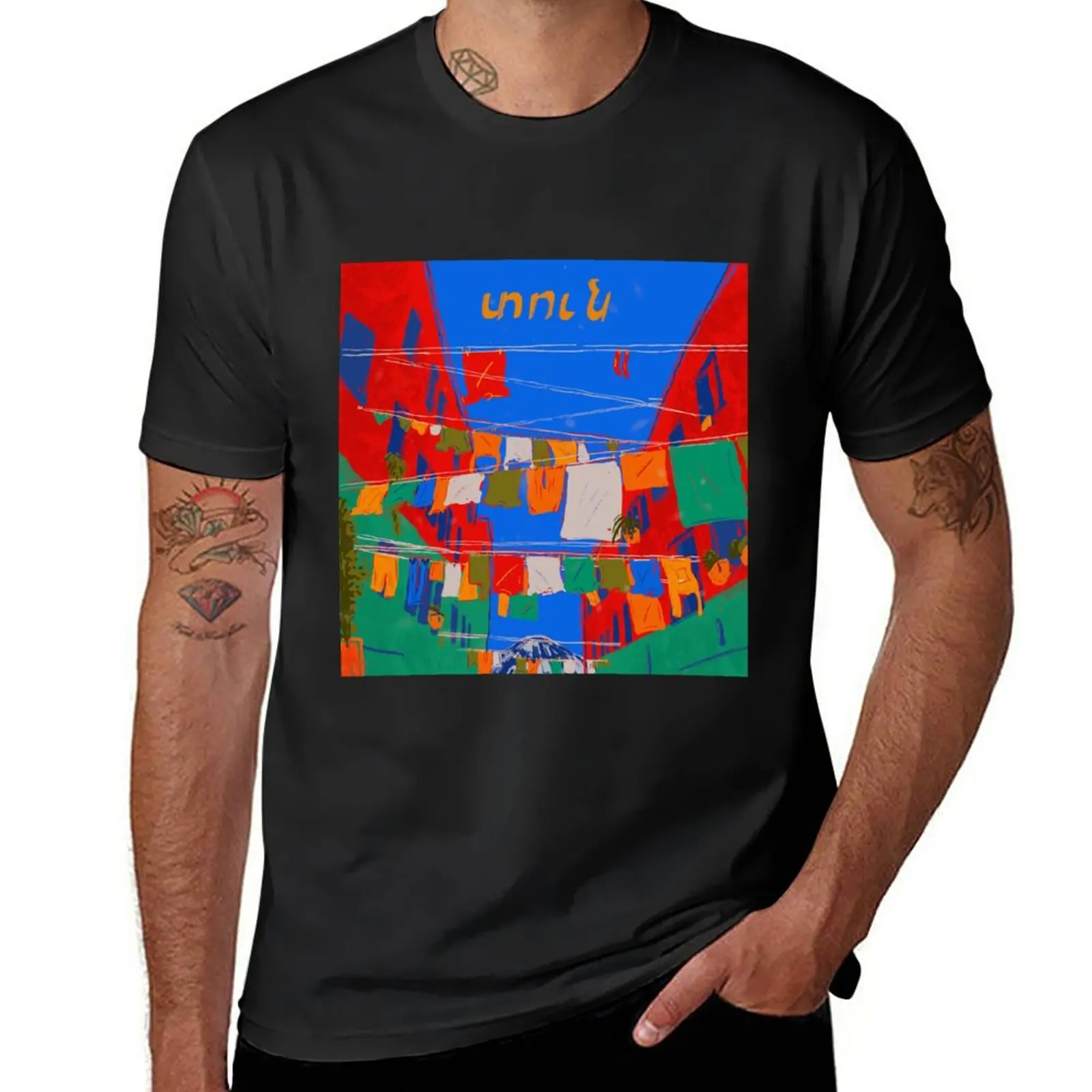 

New  - home T-Shirt plus size tops T-shirt for a boy mens plain t shirts