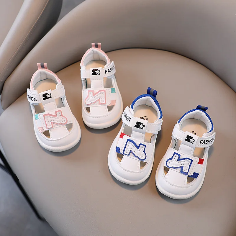 

Baby Walking Shoes 2023 Summer New Kindergarten Soft Sole Anti Kick Walking Shoes Breathable Girls' Sandals