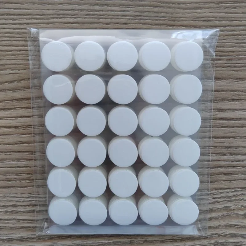 DIY 공예용 투명 태그 스티커, 원형 양면 테이프, 방수 자체 접착, 10 장 도트, 학교 용품