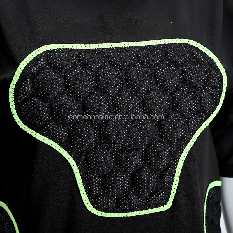 Football Padded Compression Shirt Baseball Chest Protector Hockey Paintball Soccer Goalkeeper Padded Protective Shirt