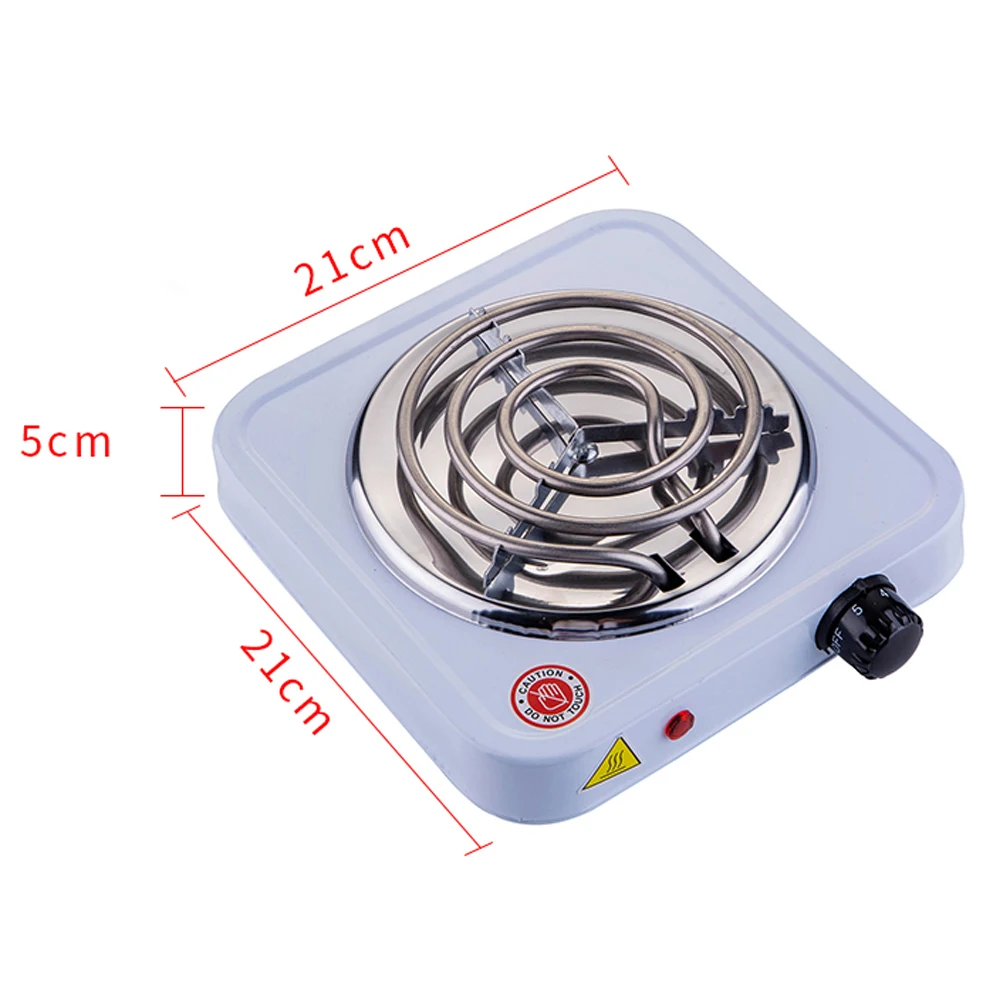 220V 1000W Single-head Electric Stove Kitchen Heating Furnace Burner Household Hot Plate Cooker Coffee Heater 5-Speed Thermostat 5