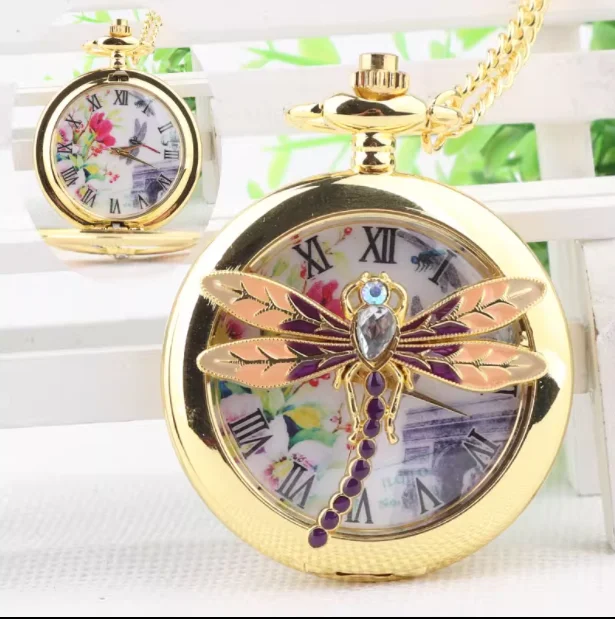 antique-retro-fashion-dragonfly-butterfly-pattern-quartz-watch-necklace-pocket-watch