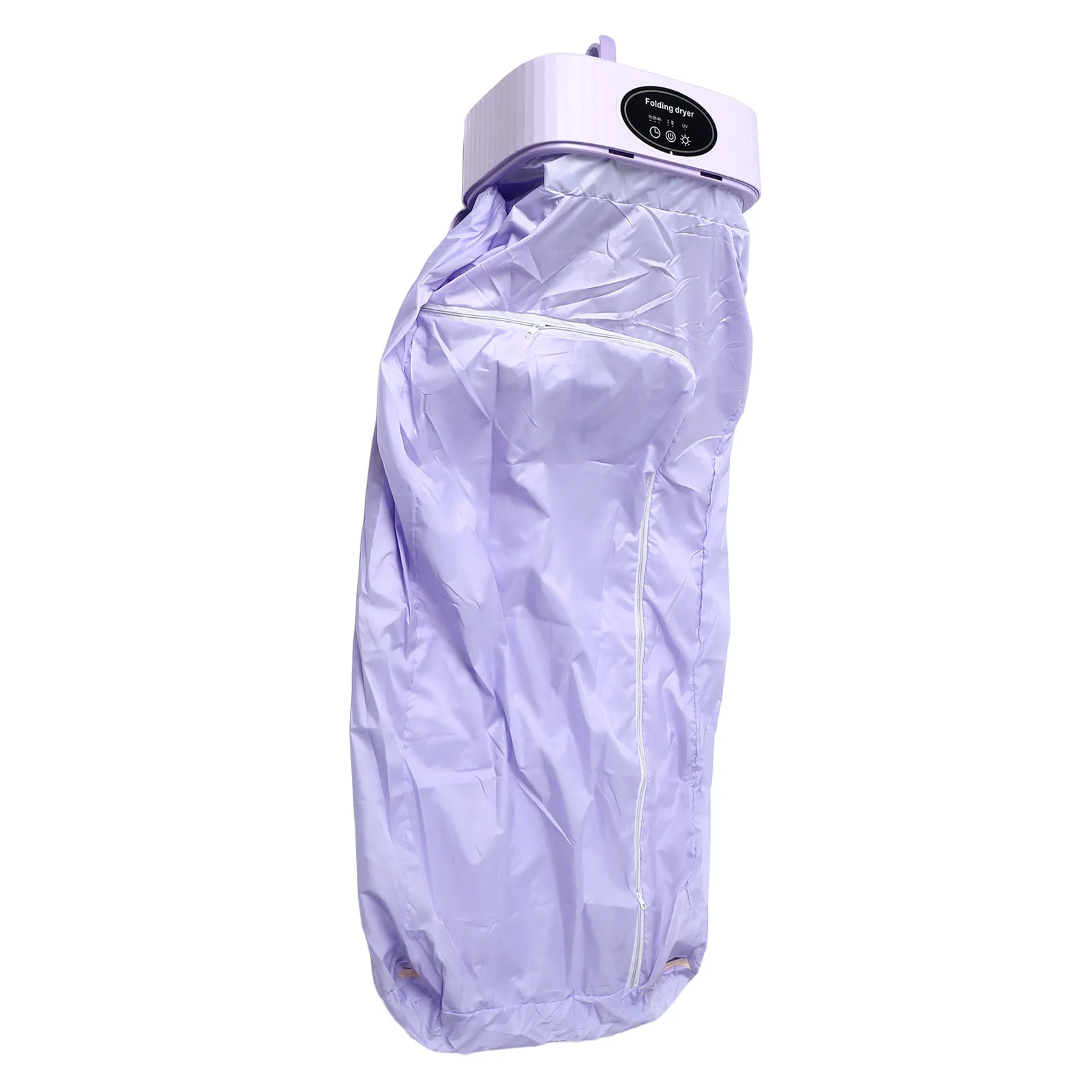 Mini Clothes Dryer Machine Portable Foldable Quiet Operation Timer Function Energy Saving Fast Drying Machine for Camping Apartm