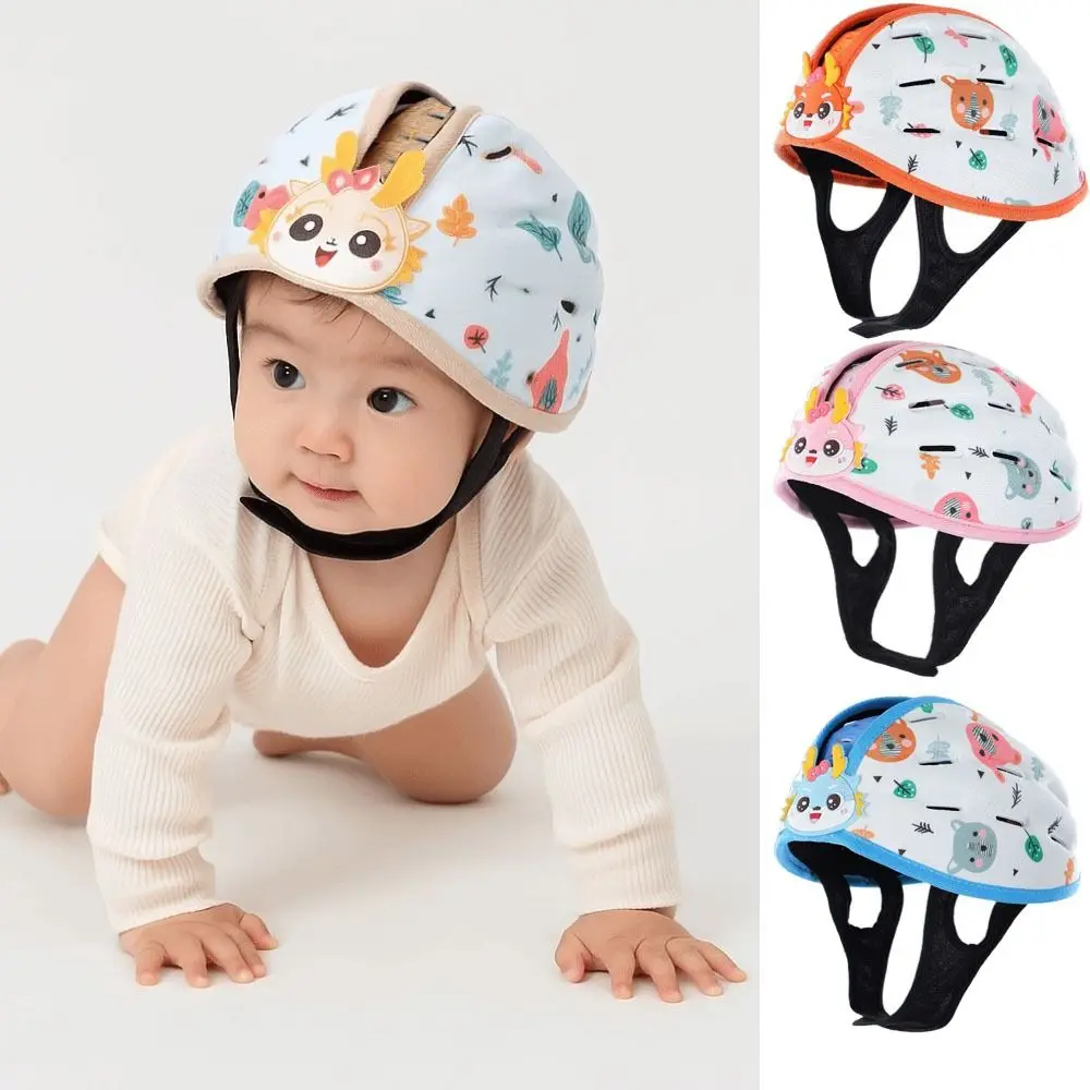 Breathable Toddler Safety Helmet Anti-Fall Adjustable Baby Safety Hat Comfortable To Wear Anti-Collision Infant Bumper Cap