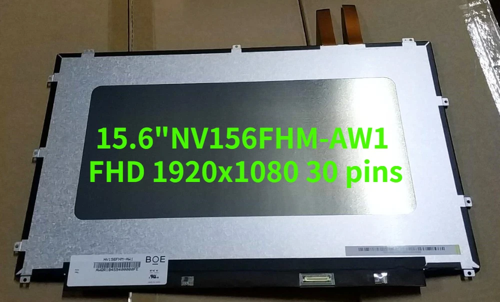 

NV156FHM-AW1 15,6-дюймовый ЖК-дисплей для ноутбука-цифровой преобразователь scherm FHD 15,6x1920 30 контактов матовый