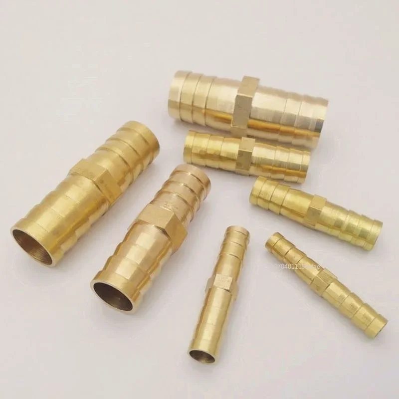 Brass Splicer Pipe Fitting Water Gas Air Joint T X Y L Type Hose Barb Tail 6 8 10 12 14 16 19 mm Male Connector Copper Adapter hose pipe fitting pipe fitting water faucet adapter tee adapter water pipe fitting