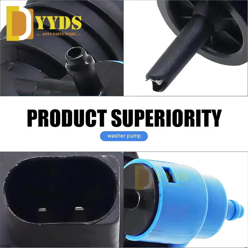 Windshield Washer Pump For Volkswagen Bora Kombi (1J6) Bj: 1999-2005 Audi Skoda Volkswagen Audi Skoda 67128377987 1J6955651 3
