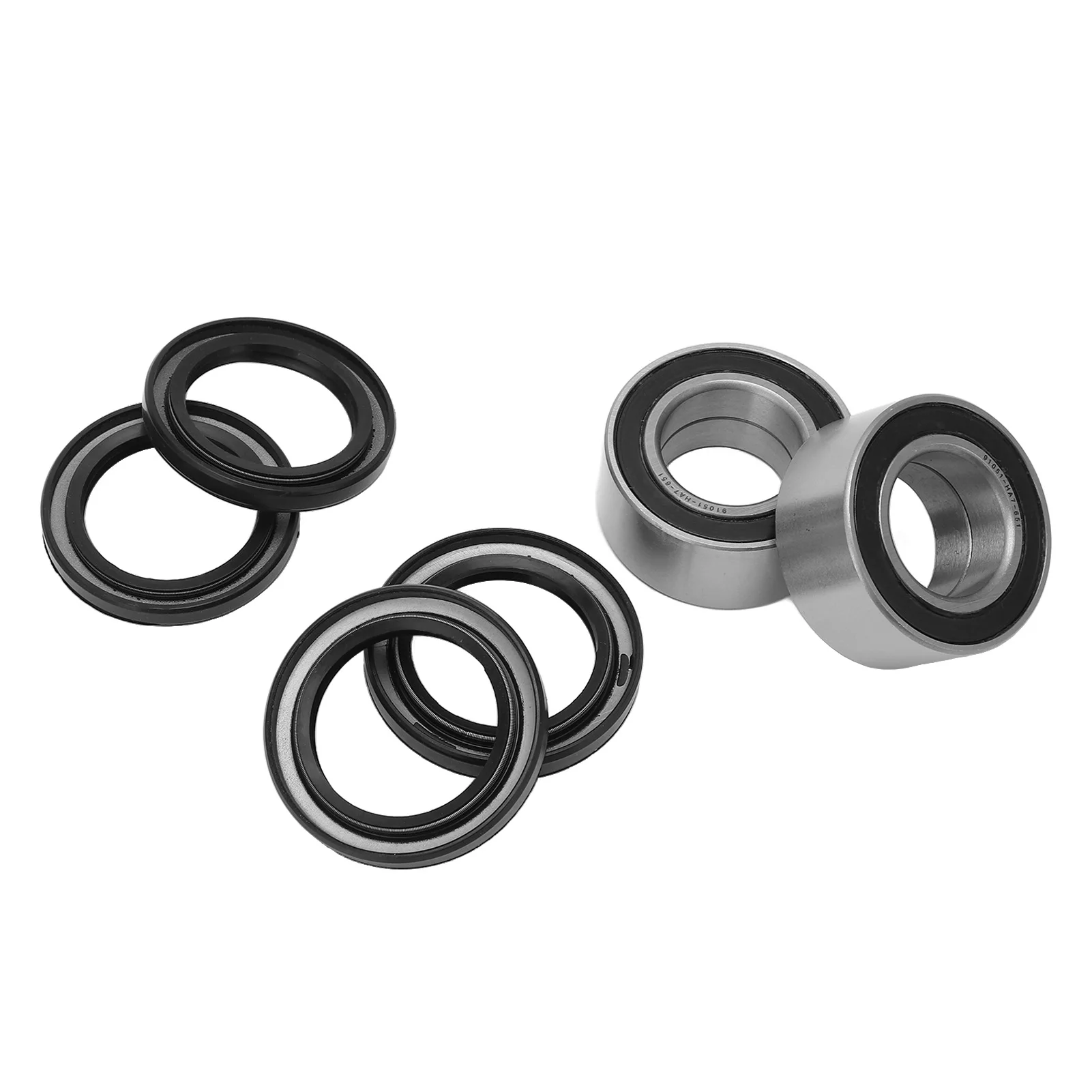 ATV Front Wheel Bearings and Seals Kit Dustproof Replacement for TRX 500 650 680 2005‑2015