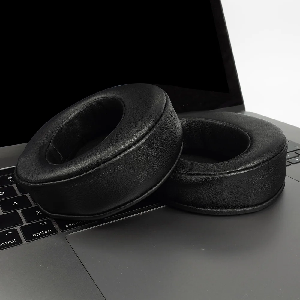 Abgewinkelte Ohrpolster für Fostex TH-600 TH-900 Denon AH-D2000 ZMF Perforierte Lammfell-Headphone-Abdeckungen aus Memory-Schaumstoff – Detail 5