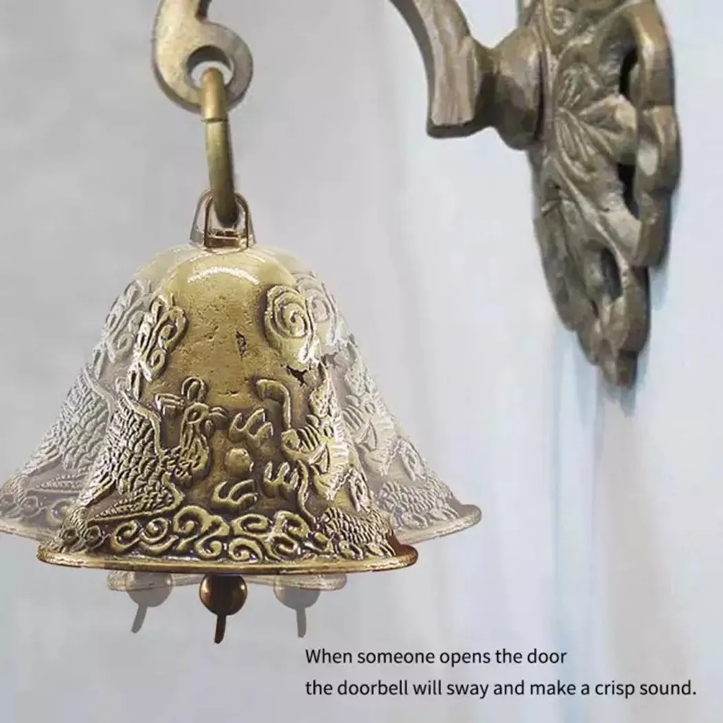 Antique Bells Zinc Alloy Grazing Horse Cow Brass Bells 6*6cm