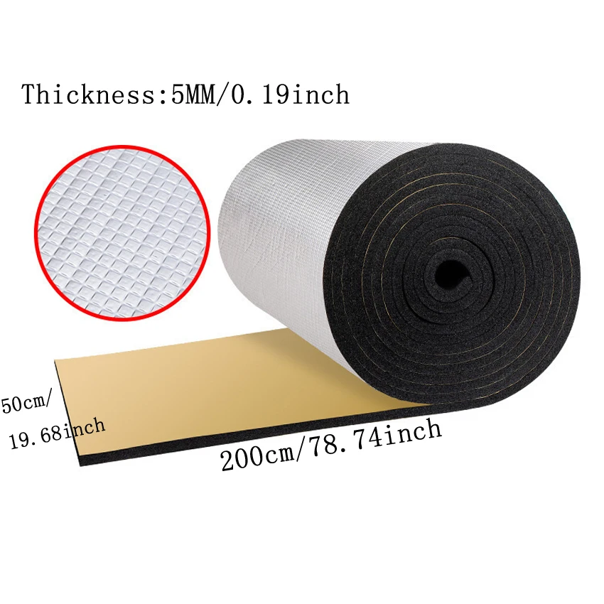 פולי אלומיניום עצמי דביק כותנה לבידוד, סרט תיקון נגד נזילות לגג, סרט כותנה לבידוד קול, סרט אנטי-UV אש-עמיד מרובה