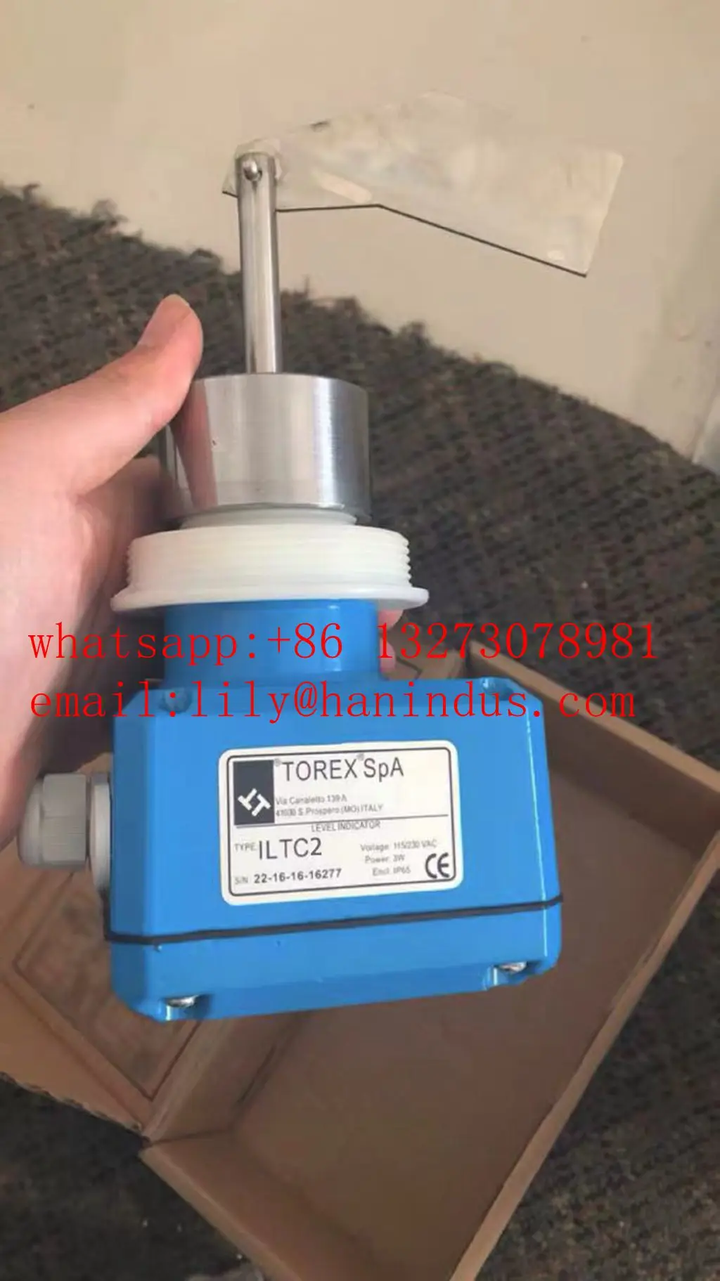 Interruttore Livello Silo Iltc2 Ac 220V 1 1/4 Npt Copia