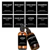 7/8 PCS Shampoo Conditioner Body Wash Bathroom Bottle Stickers Waterproof Soap Dispenser Labels Large Size Lotion Label Sticker 3