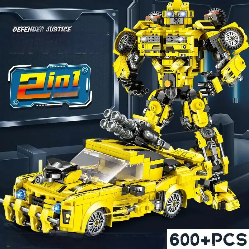 ToylinX 463PCS Building Set, Collectible Transformation Robot and Truck Building Block Set, Hallowmas Gifts for Children. 3