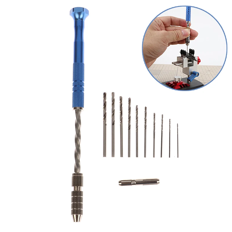 Enhanced Blue Hand Twist Drill Kit