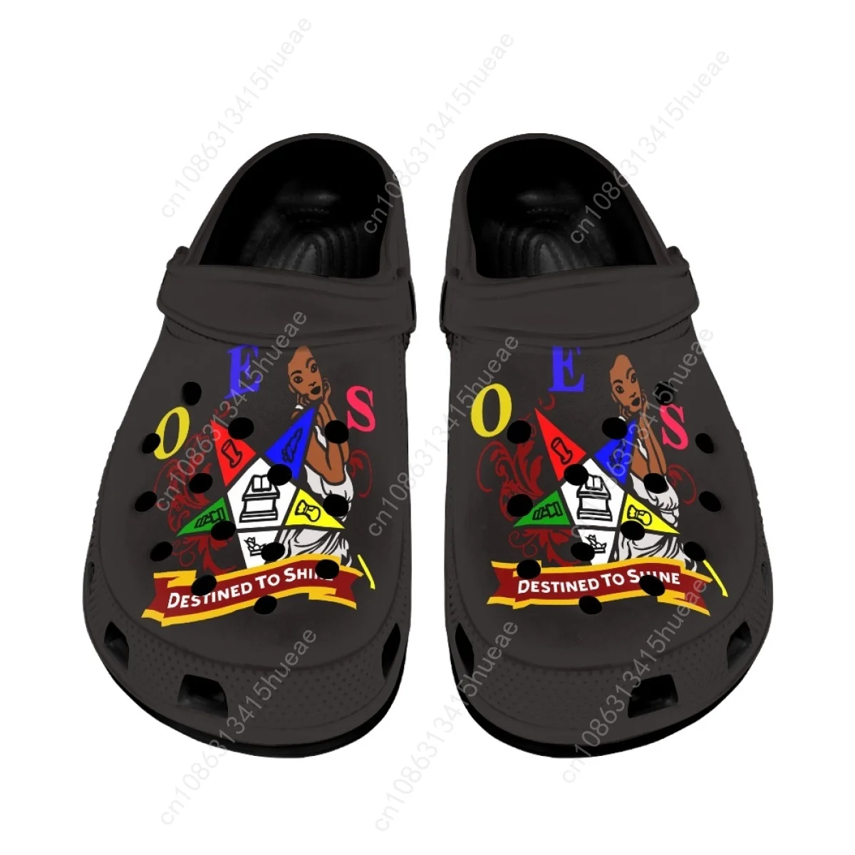 Lightweight Non-slip Indoor Slippers OES Sistars Order Of Eastern Printed Casual Flat Garden Shoes Couple Beach Adult Sandals