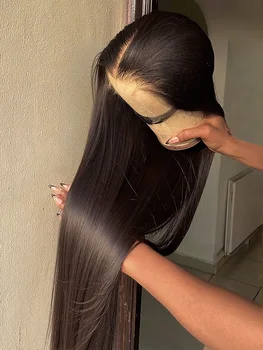 300 Density Wear and Go Glueless Straight HD Lace 13x6 13x4 Lace Front 4x4 Closure Vietnamese Human Hair Wigs for Women 1