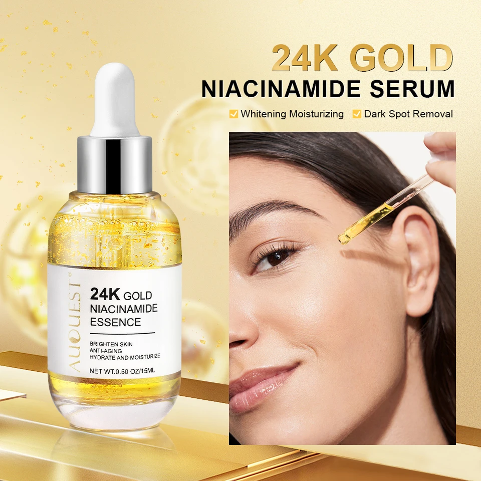 24k Gold Collagen Face Serum Hyaluronic Acid Moisturizing