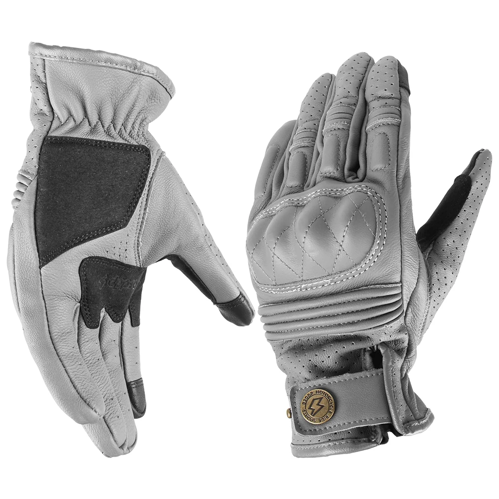 Motorcycle Gloves Finger Touchable Screen Gloves Men Women Unisex Soft PU Breathable Glove For Motobike Riding Travel Antiskid