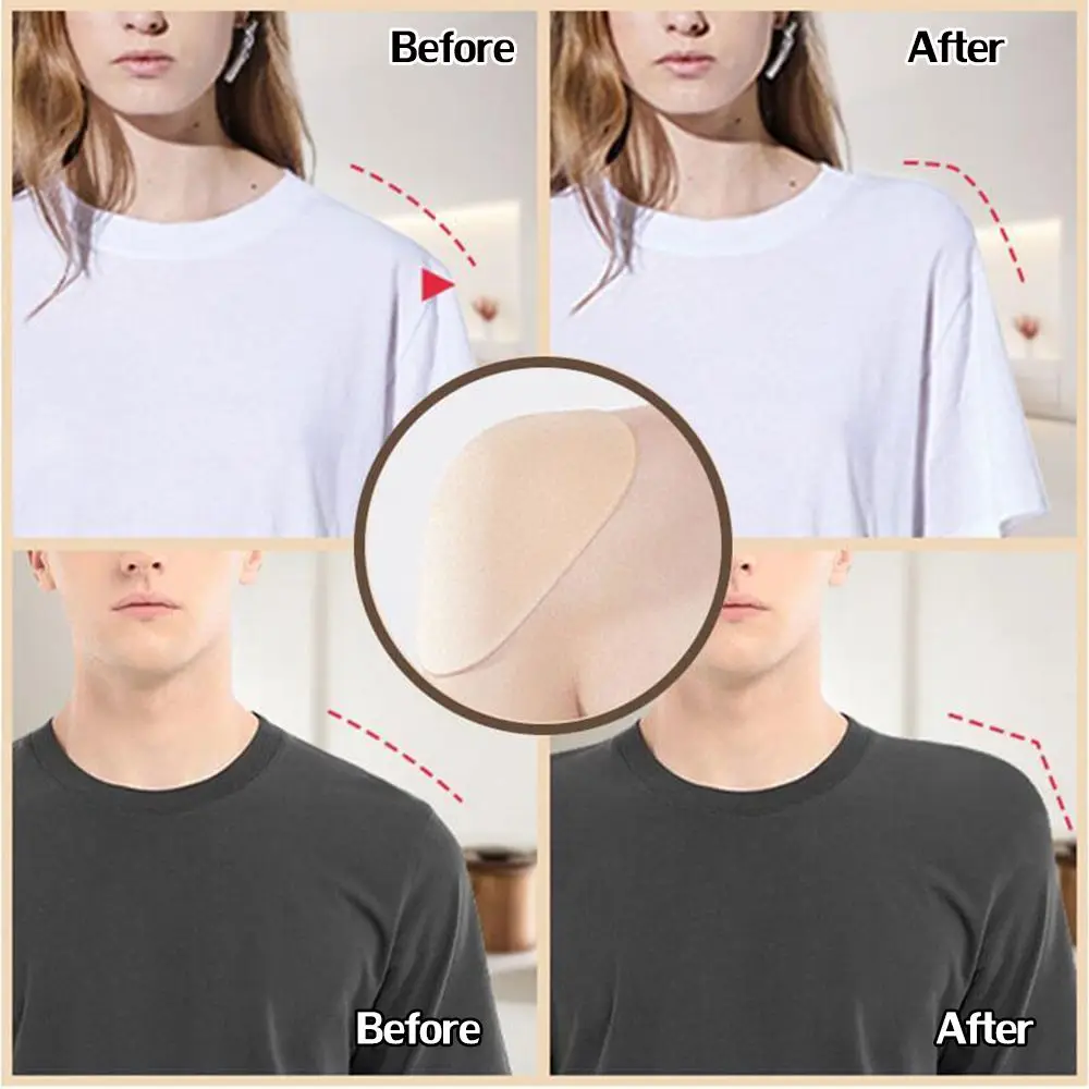Soft Anti-Slip Invisible Shoulder Pads Naturally Increased 2 IN 2Pcs