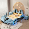 Design Toddler Boys Bed Modern Luxury Princess Multifunctional Loft Children Bed Frames Girls Lit De Chambre A Coucher Furniture 1