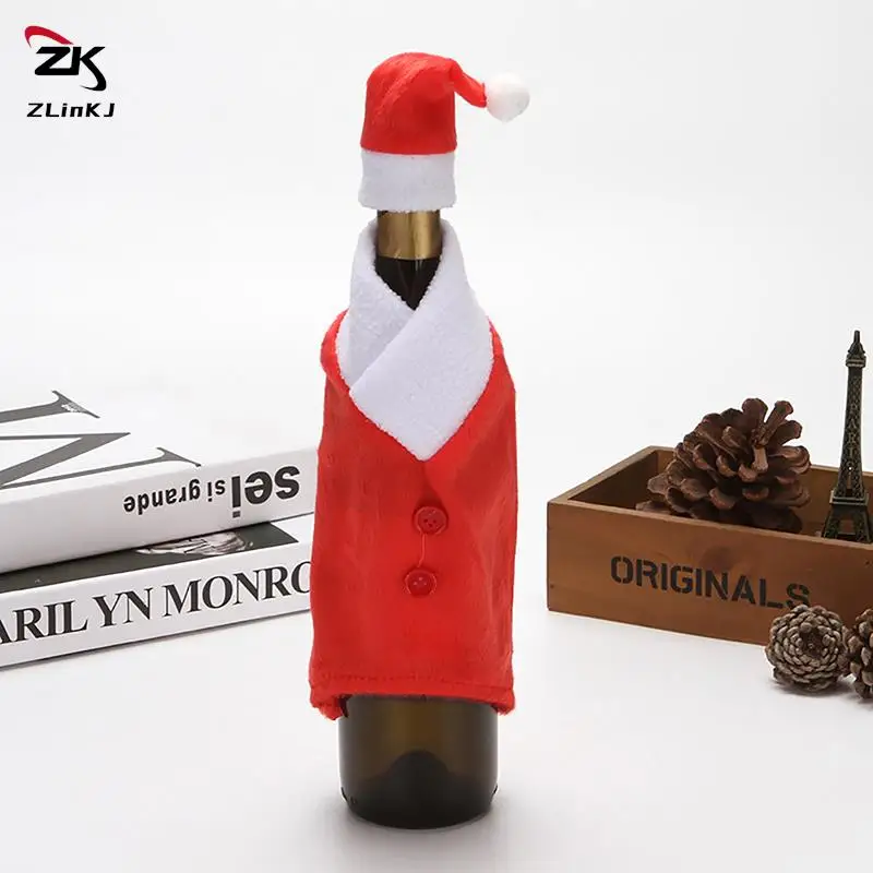 

Чехол для винной бутылки с надписью "Merry Christmas"