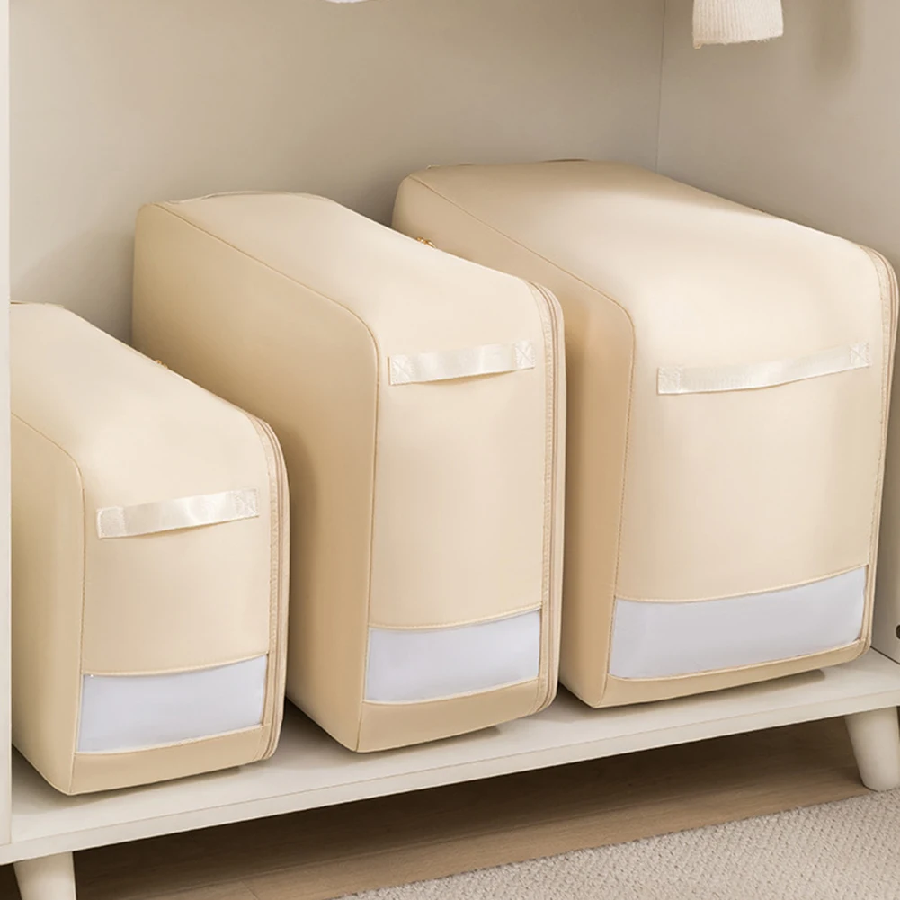 Ultra Space Saving Self Compression Organiser Closet Organisers Storage Containers For Bedroom 2