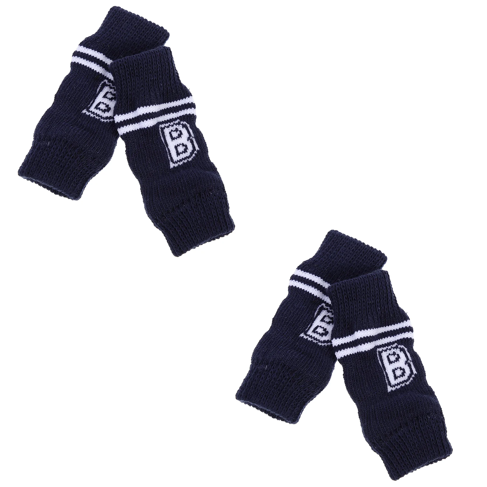 

4 Pcs Cartoon Socks Dog Leg Protection Joint Protector Sets Pet Spandex Anti-slip